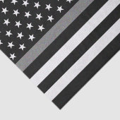 Dun. Grijze lijn correctiefunctionaris vlag Tissuepapier (Detail)