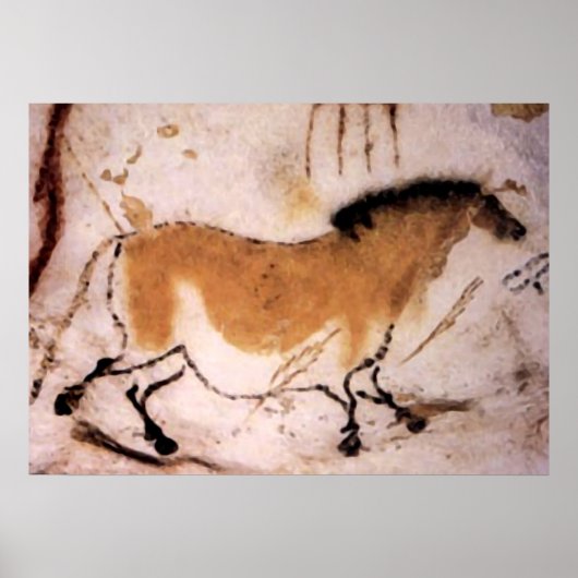 Dun Horse - Prehistorische Poster voor het schilde (Voorkant)