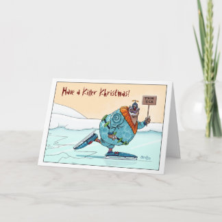 Dun Ijs Khristmas Kard Feestdagen Kaart