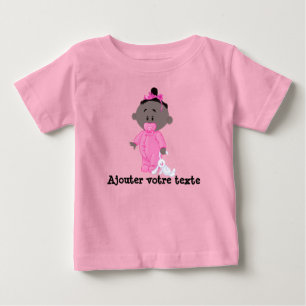 Dun jersey T-shirt voor baby