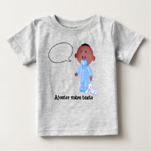 Dun jersey T-shirt voor baby