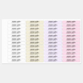 Dun Kaars Tamper-Proof Sluitingslabel met dun scri Labels (Vel)