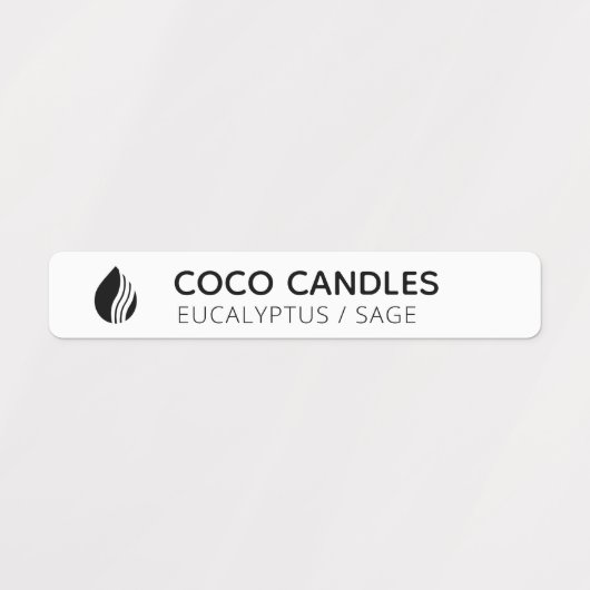 Dun. kaarsenetiket labels (Design 2)