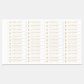 Dun. kaarsenetiket labels (Vel)