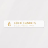 Dun. kaarsenetiket labels (Design 2)