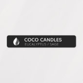 Dun. kaarsenetiket labels (Design 2)