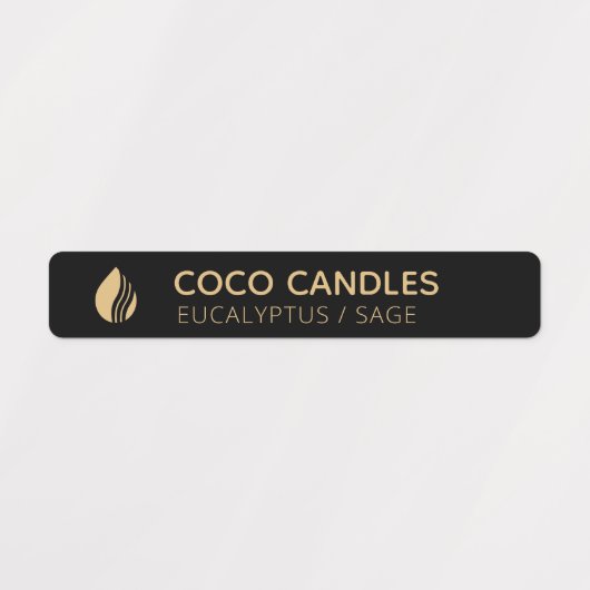 Dun. kaarsenetiket labels (Design 2)