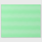 Dun licht groen en wit golven die papier verpakken (Vlak)