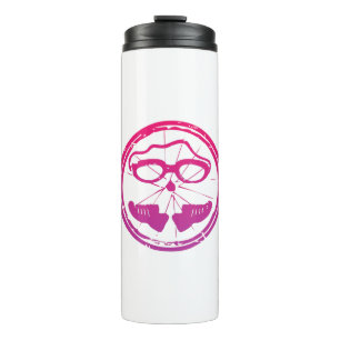 Dun ontwerp thermosbeker