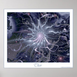 Dun poster - witte rand