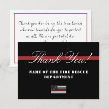 Dun Red Line USA Flag Firefighter Appreciation