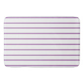 Dun streep-patroon lavender badmat (Voorkant)