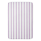 Dun streep-patroon lavender badmat (Voorkant Verticaal)