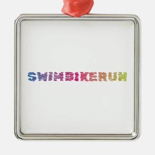 Dun. triathlon metalen ornament (Voorkant)
