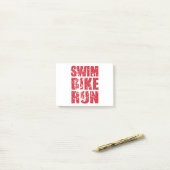 Dun. triathlon post-it® notes (Op bureau)