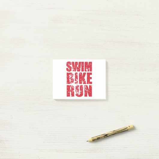 Dun. triathlon post-it® notes (Op bureau)