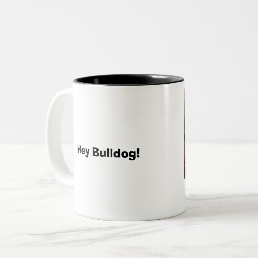 Dun Tweekleurige Koffiemok (Voorkant links)