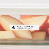 Dun. zwart-wit Logo label (Aangebracht)