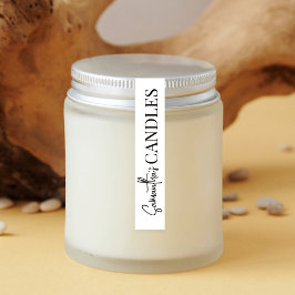 Dun zwart-wit Logo met aanraakscherm Labels