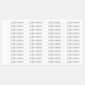 Dun zwart-wit Logo met aanraakscherm Labels (Vel)