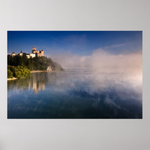 Dunajec Castle (Zamek Niedzica) Pieniny, Polen Poster