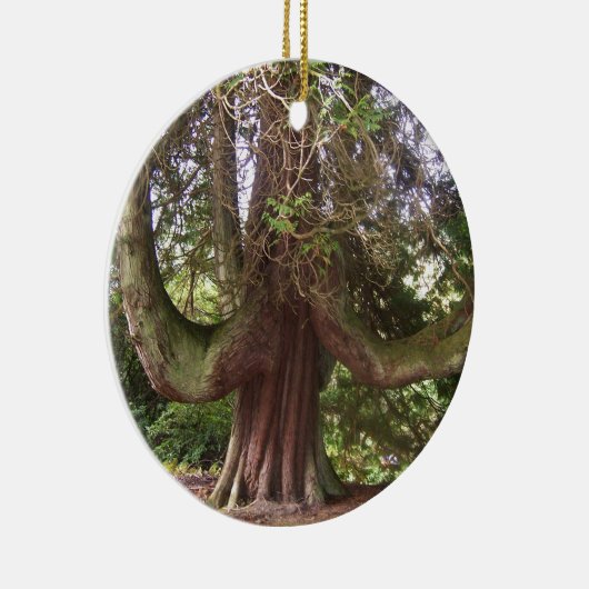 DUNANS TREE Scotland Keramisch Ornament (Rechts)