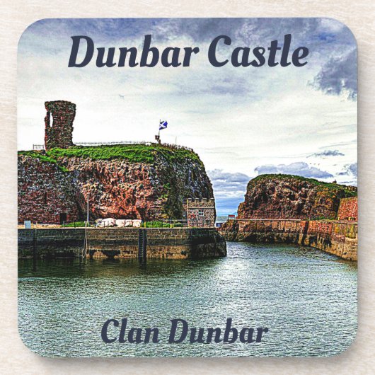 Dunbar Castle - Clan Dunbar Bier Onderzetter (Voorkant)