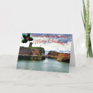 Dunbar Castle - Clan Dunbar kerstKaart Feestdagen Kaart