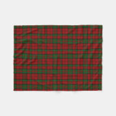 Dunbar Clan Tartan Pset Fleece Blanket (Voorkant (Horizontaal))