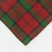 Dunbar Clan Tartan Pset Fleece Blanket Deken (Hoek)
