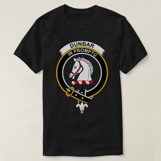 Dunbar Crest Tartan Clan Scottish Clan T-shirt (Design voorkant)