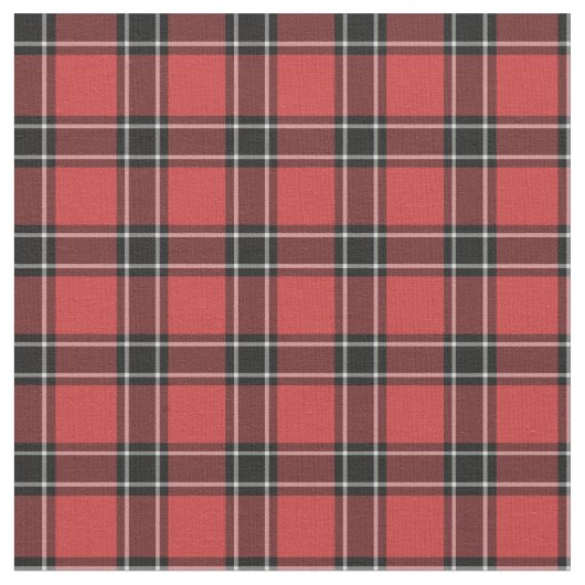 Dunbar Scotland District Tartan Stof (Close Up)