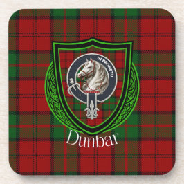 Dunbar Scottish Clan Tartan & Crest Bier Onderzetter
