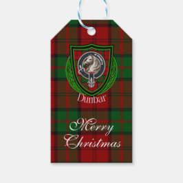 Dunbar Scottish Clan Tartan & Crest Cadeaulabel