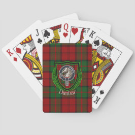 Dunbar Scottish Clan Tartan & Crest Pokerkaarten