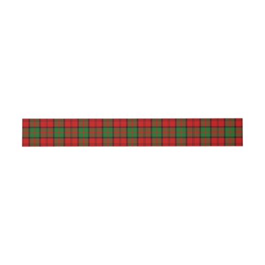 Dunbar Scottish Tartan Belly Band Uitnodigingen Wikkel (Vlak)