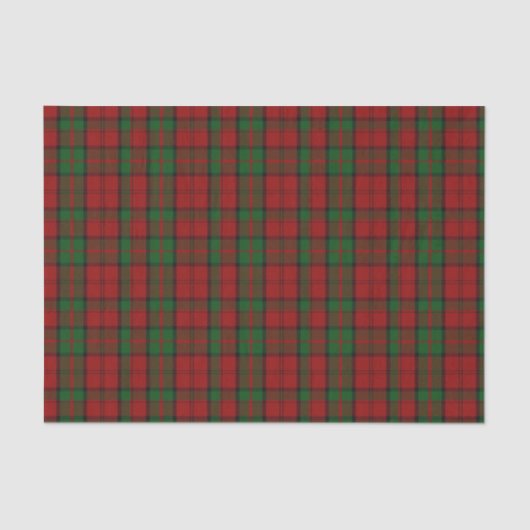 Dunbar Tartan Betonpapier Tissuepapier (Voorkant)