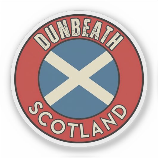 Dunbeath, Schotland Sticker (Voorkant)