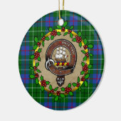 Duncan Clan Badge & Tartan Persoonlijke mas Keramisch Ornament (Links)
