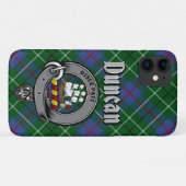 Duncan Clan Badge & Tartan Telefoon Case (Achterkant (horizontaal))