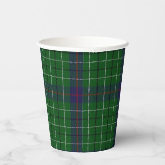 Duncan Clan Tartan Plaid Paper Cups Papieren Bekers (Rechts)