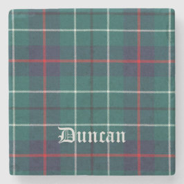 Duncan, Duncan Scottish Tartan, Duncan Clan, Dunca Stenen Onderzetter