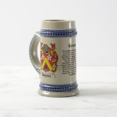 Duncan Family Coat of Arms Stein Bierpul (Voorkant links)