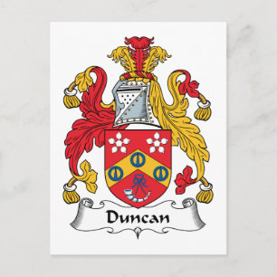 Duncan Family Crest Briefkaart