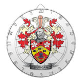 Duncan Family Crest Coat of Arms Dartbord (Voorkant)