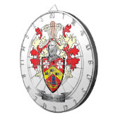 Duncan Family Crest Coat of Arms Dartbord (Voorkant Rechts)