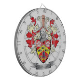 Duncan Family Crest Coat of Arms Dartbord (Voorkant Links)
