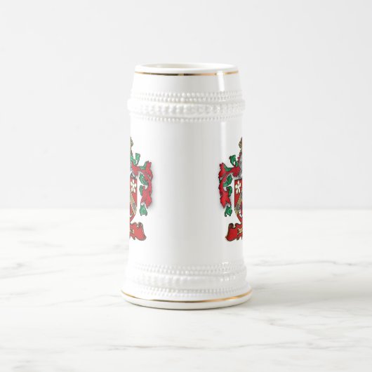 Duncan Family Crest Stein Bierpul (Center)