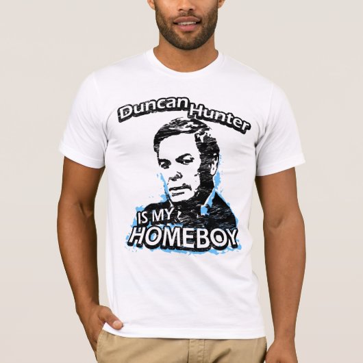 Duncan Hunter is mijn huisjongen T-shirt (Voorkant)