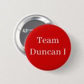 Duncan I, King of Scotland Ronde Button 5,7 Cm (Voorkant /achterkant)
